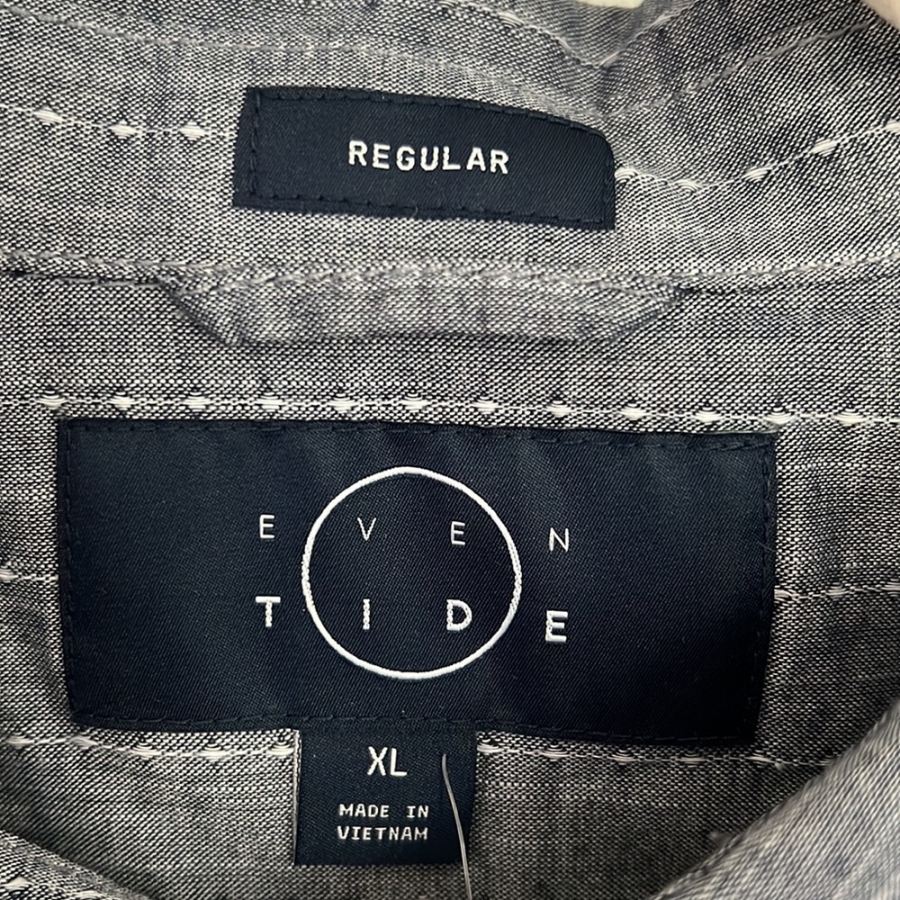 NENS GREY EVEN TIDE LONG SLEEVE SHIRT - Picture 3 of 4